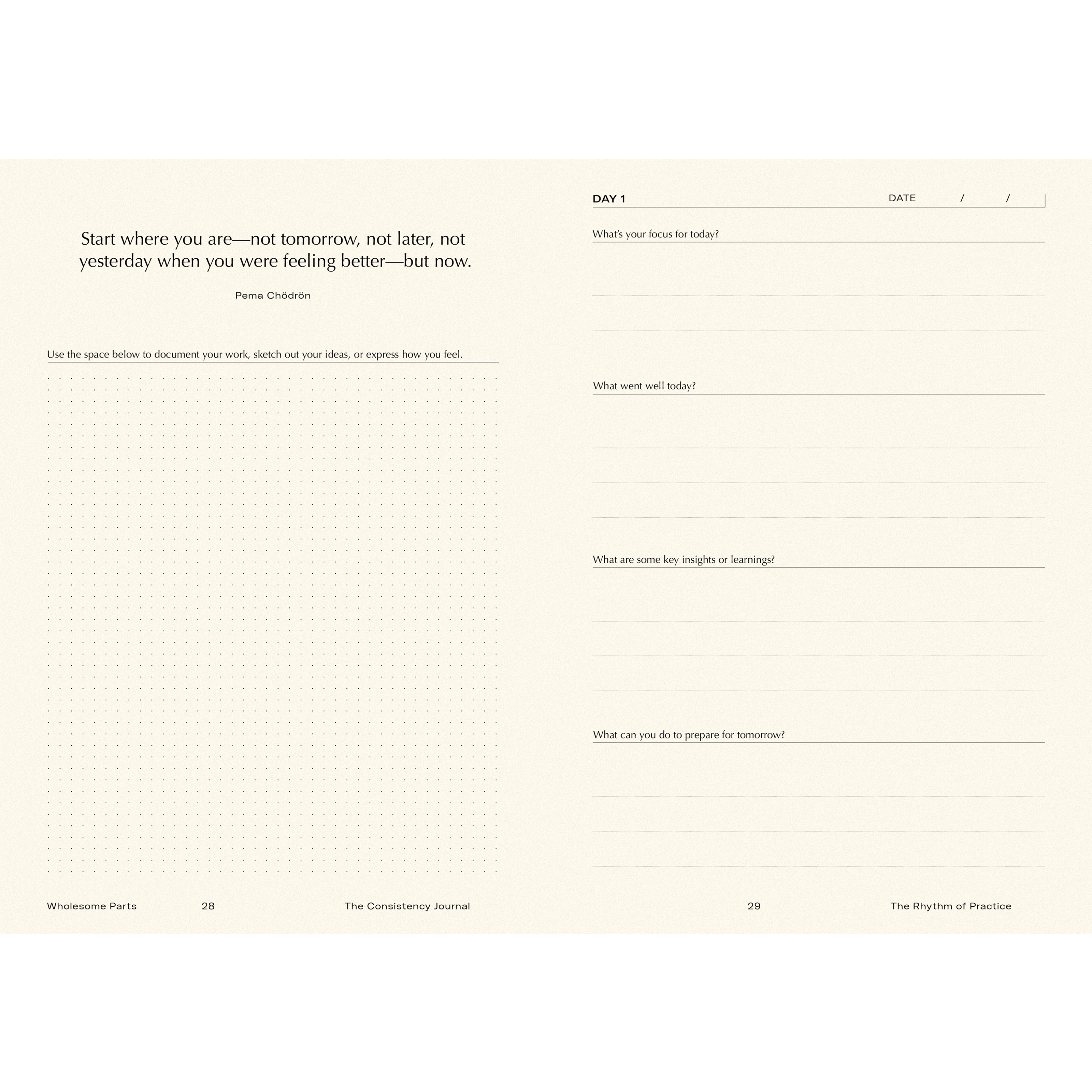 The Consistency Journal