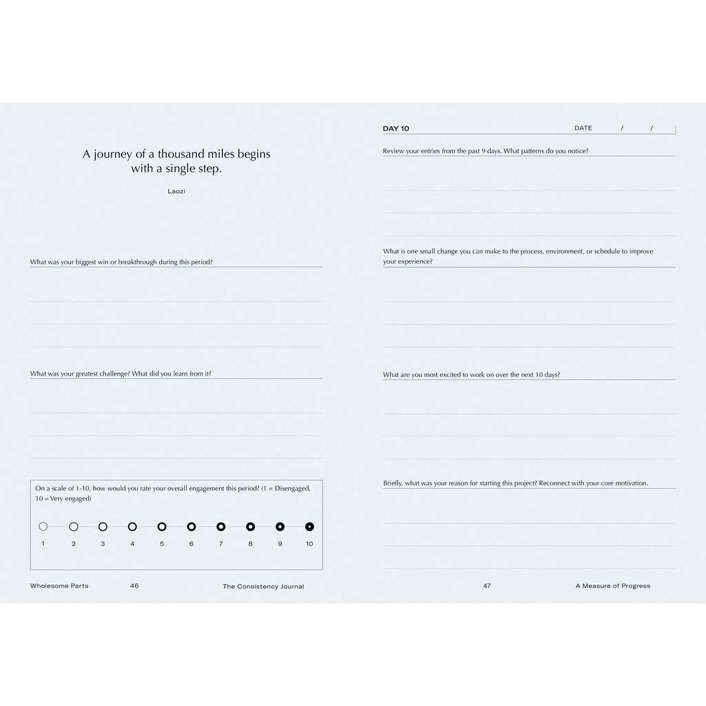 The Consistency Journal